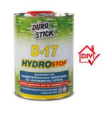Σιλικονούχο αδιαβροχοποιητικό εμποτισμού Durostick D-17 Hydrostop 1 lt