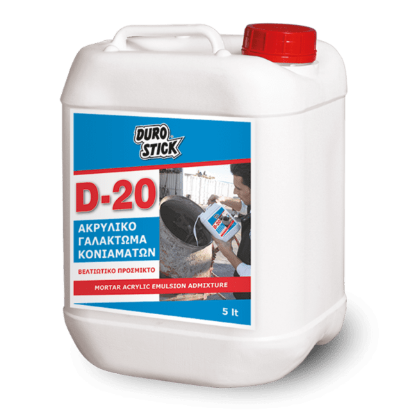 Πρόσμικτο ακρυλικό γαλάκτωμα κονιαμάτων Durostick D-20
