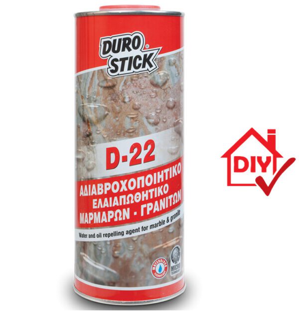Αδιαβροχοποιητικό - ελαιαπωθητικό μαρμάρων & γρανιτών Durostick D-22 1 lt