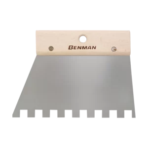 Σπάτουλα Πλακάδων inox Benman με δόντι 6x6 (70921) 20 cm