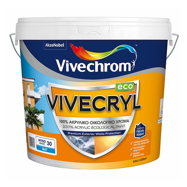 Ακρυλικό Χρώμα Vivecryl Eco Λευκό