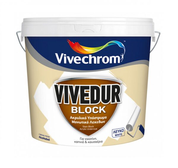 Ακρυλικό μονωτικό υπόστρωμα νερού Vivechrom Vivedur Block