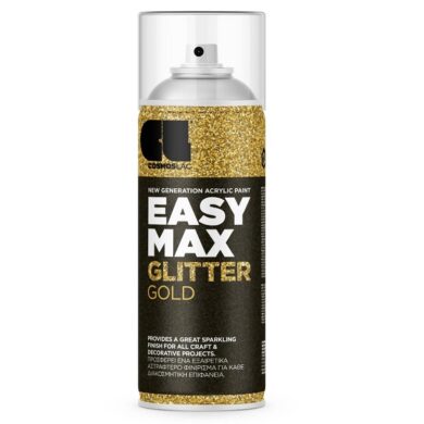Σπρέι Cosmoslac Easy Max Mettalic Glitter Gold N.911 400 ml
