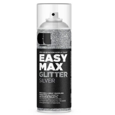 Σπρέι Cosmoslac Easy Max Mettalic Glitter Silver N.910 400 ml