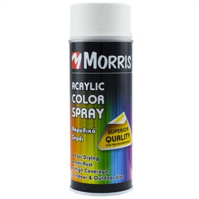Ακρυλικό σπρέι χρώματος Morris Λευκό 400 ml