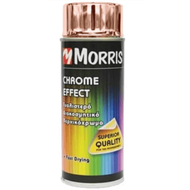 Σπρέι διακοσμητικό γυαλιστερό βερνικόχρωμα Morris Chrome Effect Χαλκού 28538 400 ml