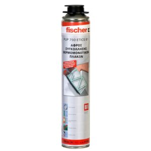 Αφρός συγκόλλησης θερμομονωτικών πλακών Fischer 750 ml
